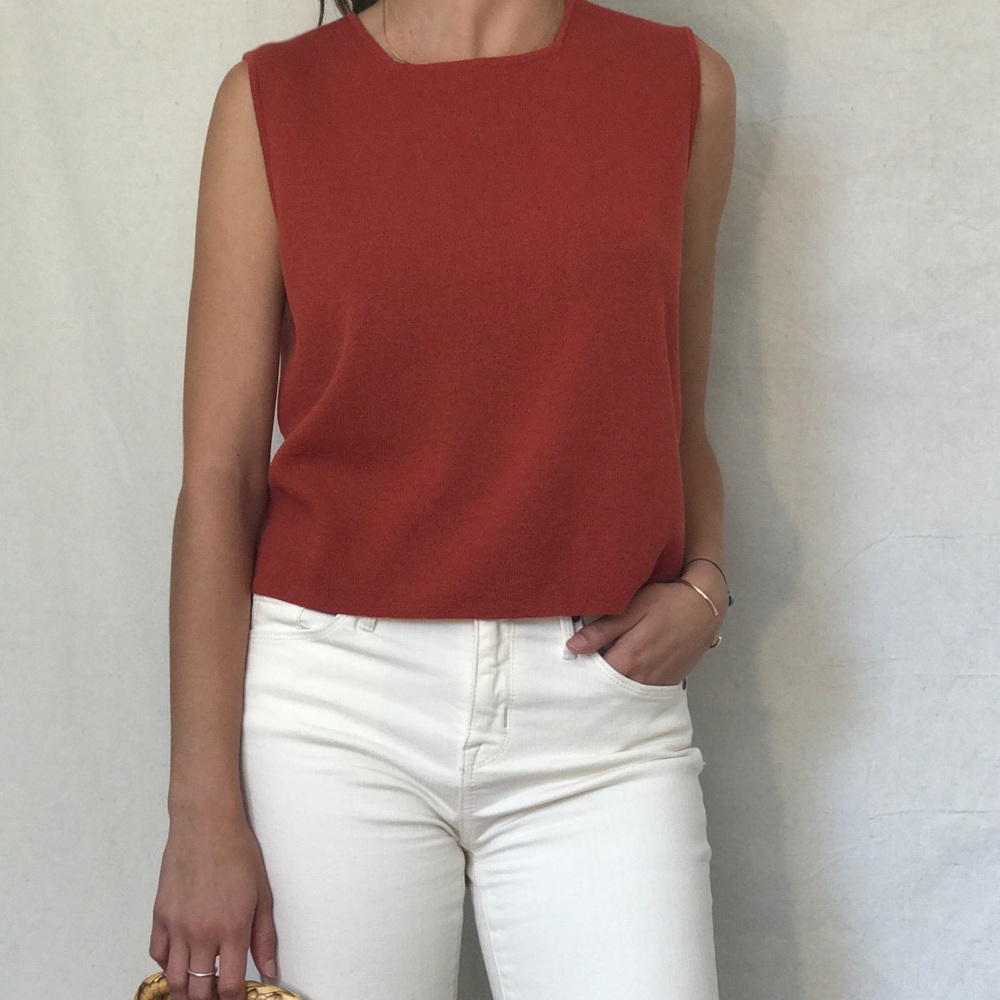 Wool Sleeveless Top